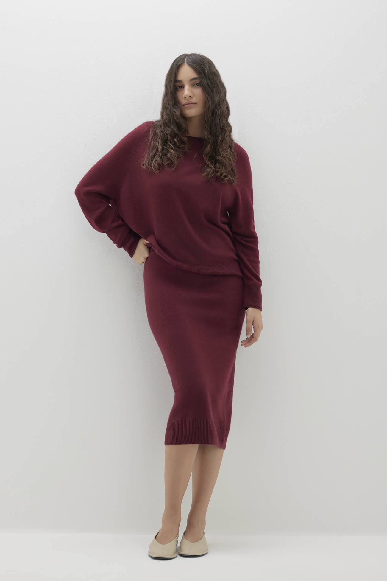AZALEA CASHMERE OFF THE SHOULDER SWEATER