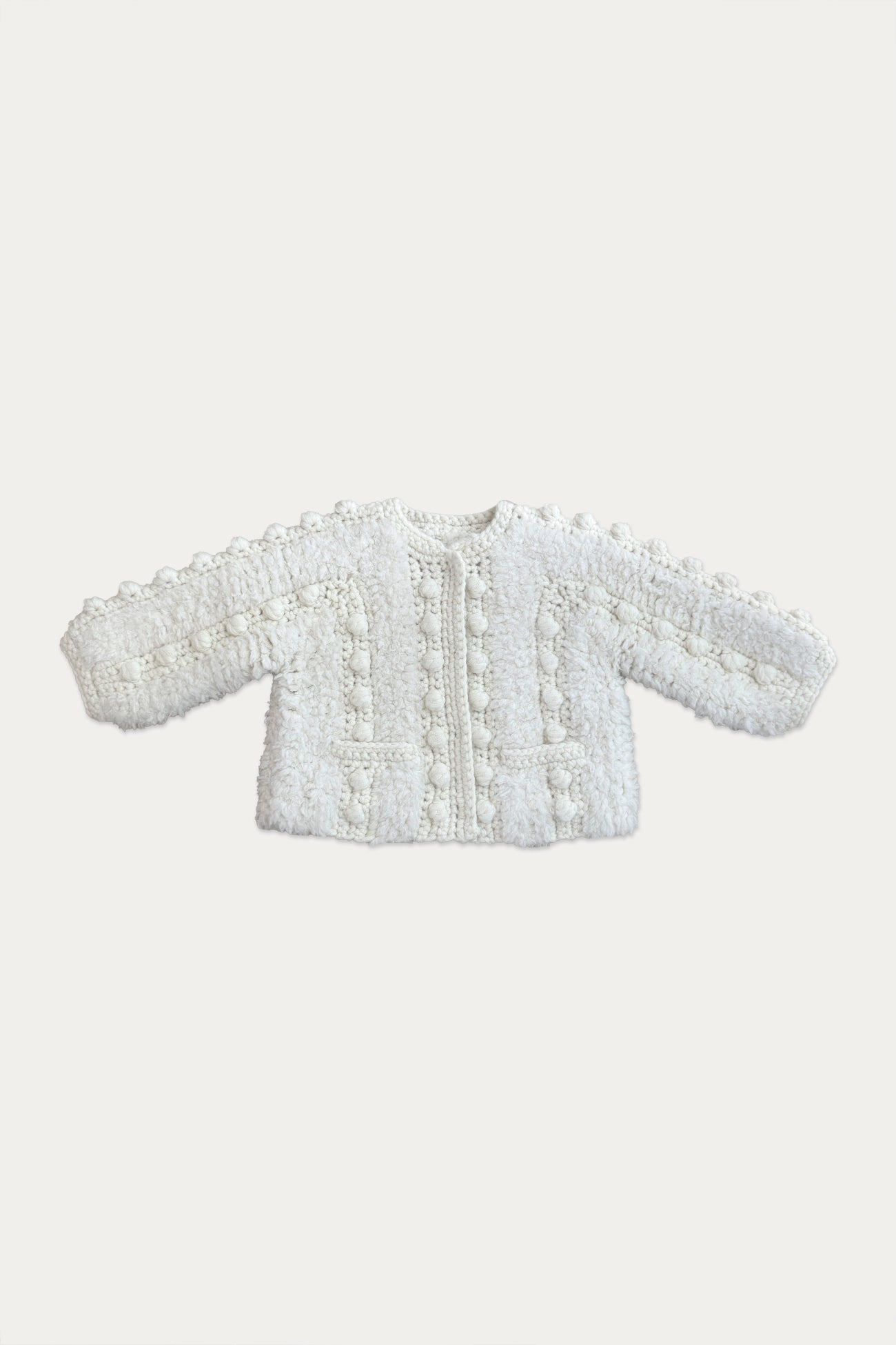 CAMERON KIDS HAND KNIT BUBBLE CARDIGAN