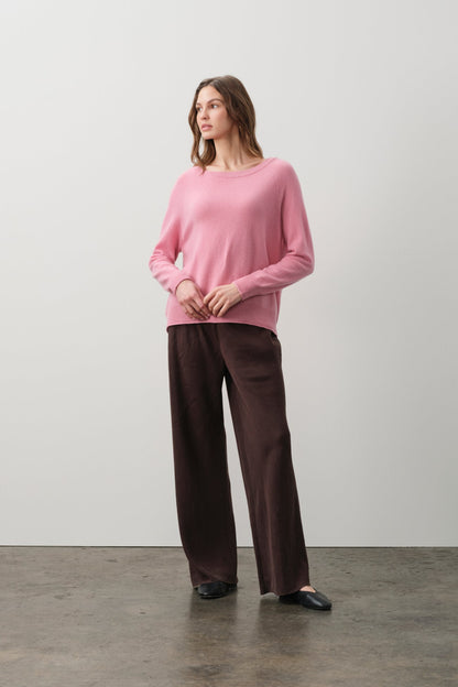 AZALEA CASHMERE OFF THE SHOULDER SWEATER