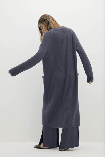 ALISE LONGLINE CASHMERE CARDIGAN