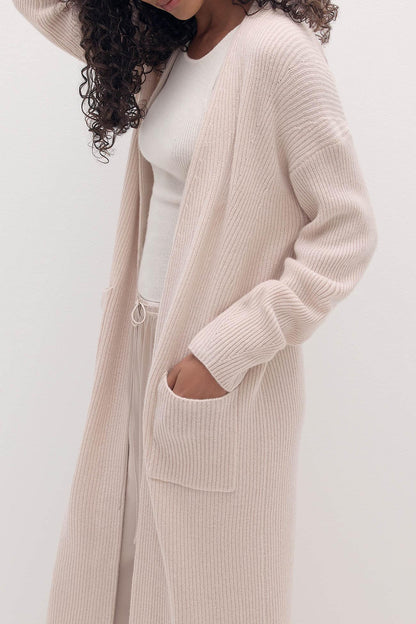 ALISE LONGLINE CASHMERE CARDIGAN