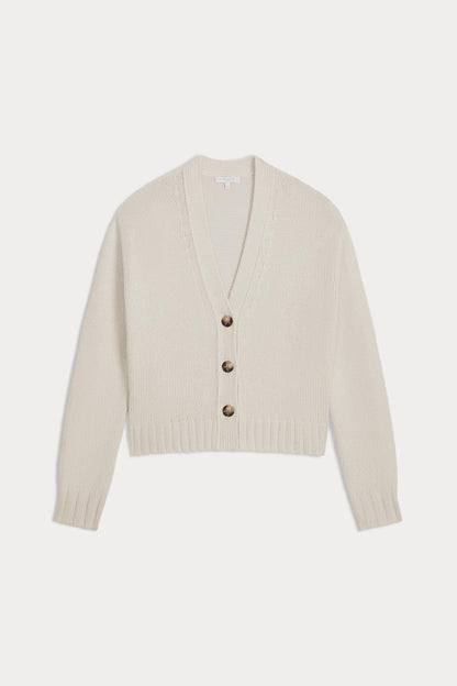 GENEVIEVE ORGANIC CASHMERE BLEND CARDIGAN