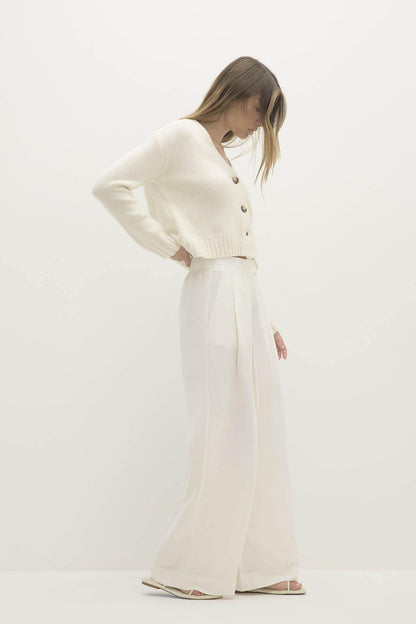 GENEVIEVE ORGANIC CASHMERE BLEND CARDIGAN
