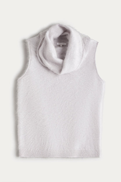 CHIARA SLEEVELESS TURTLENECK SWEATER