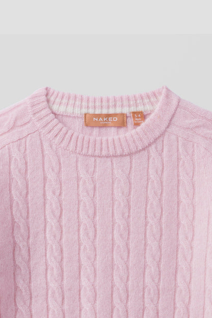 FINLEY KIDS CABLEKNIT CREWNECK SWEATER