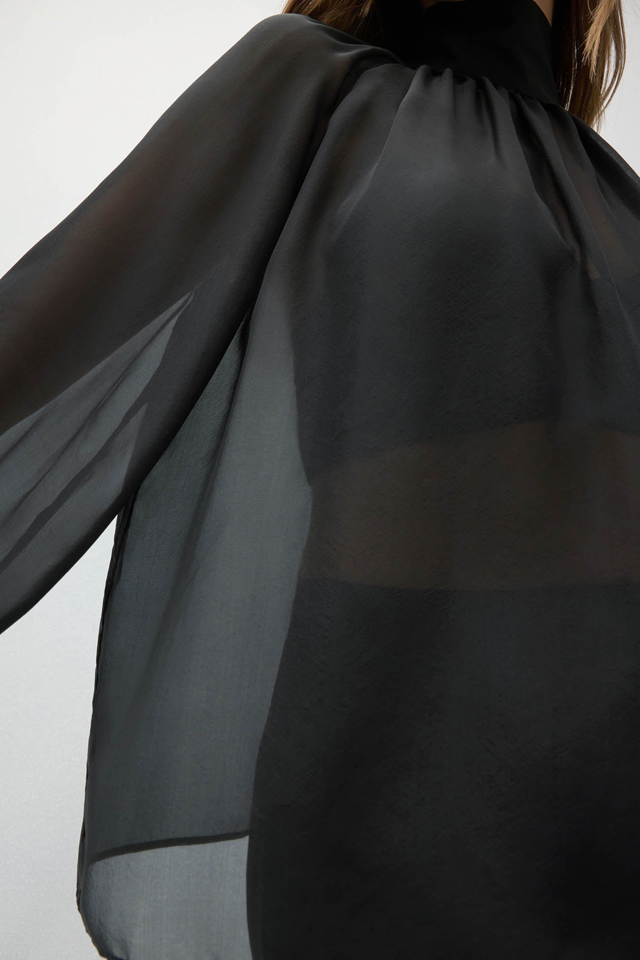 AMARA SILK ORGANZA BLOUSE