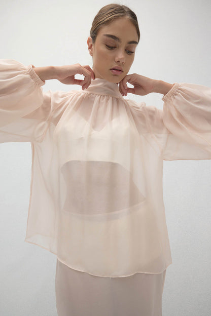 AMARA SILK ORGANZA BLOUSE